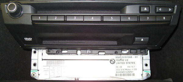 Ремонт головного устройства BMW E70