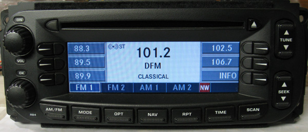 Chrysler RB4 настройка шага FM