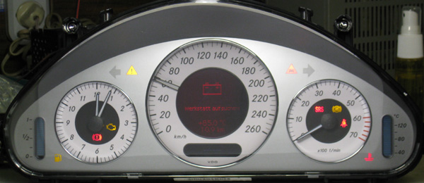 Ремонт привода спидометра Mercedes-Benz W211